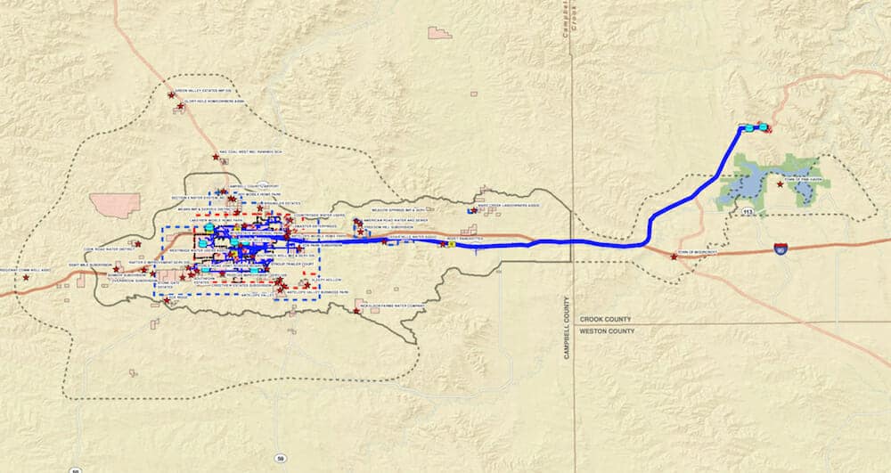 Did Gillette water project frackup rural wells? — Wyoming