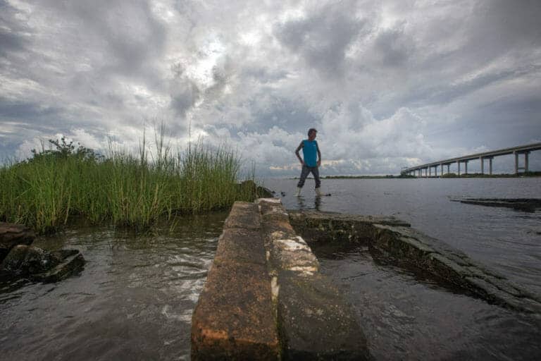 Buried at sea: As cemeteries on Louisiana coast wash away, so does history