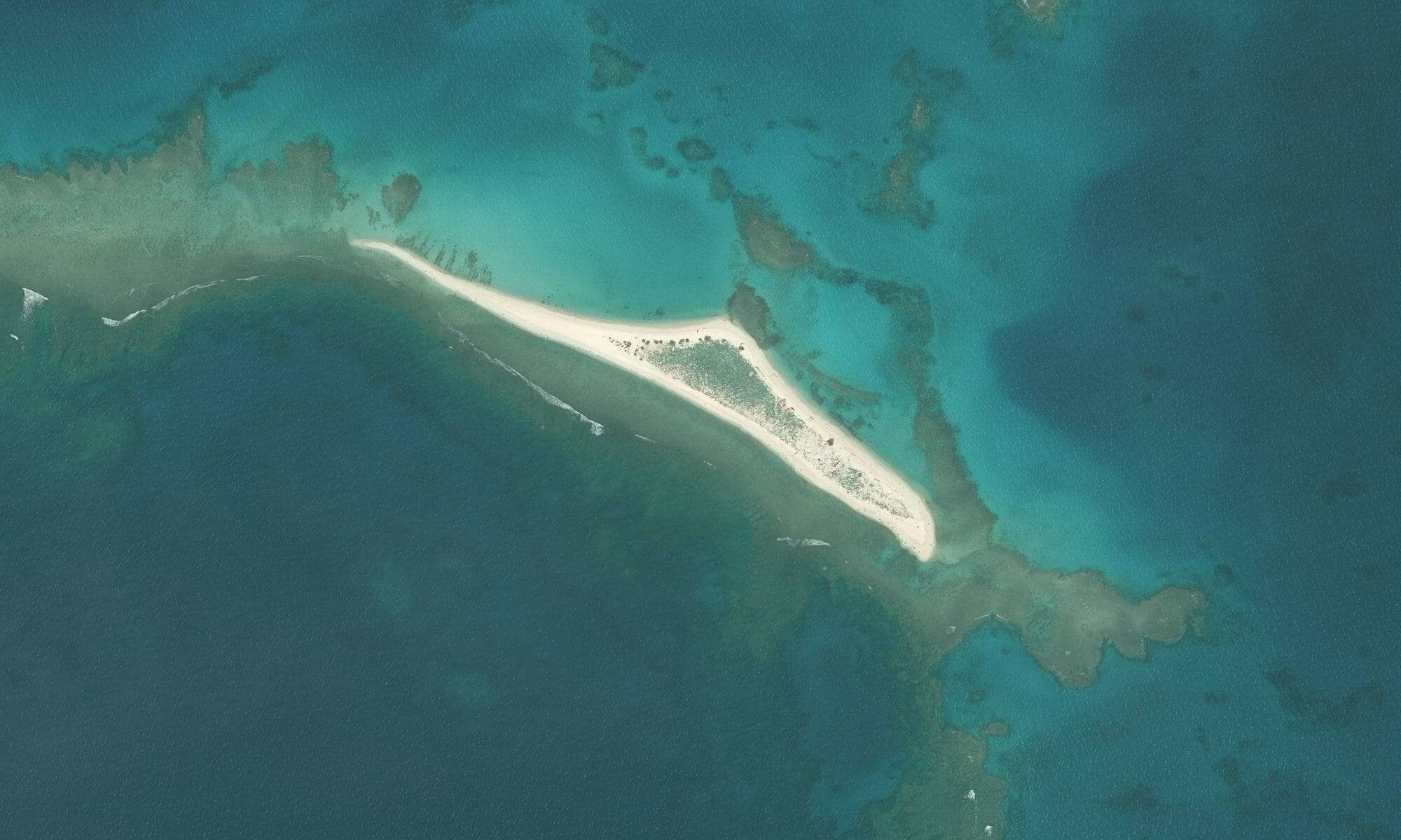 Satellite photo: East Island before Hurricane Walaka