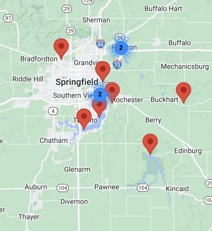 Water test report for Springfield, Illinois