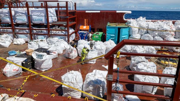 Ocean cleanup group removes record 25,000 pounds of trash from Great Pacific Garbage Patch in one extraction