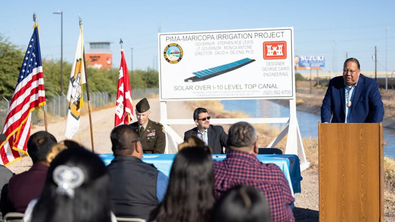 Arizona’s Gila River Indian Community moves forward with first solar canal project in the US