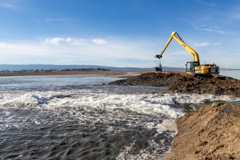 USFWS: Historic levee breach opens 300 San Francisco Bay acres to tidal marsh restoration