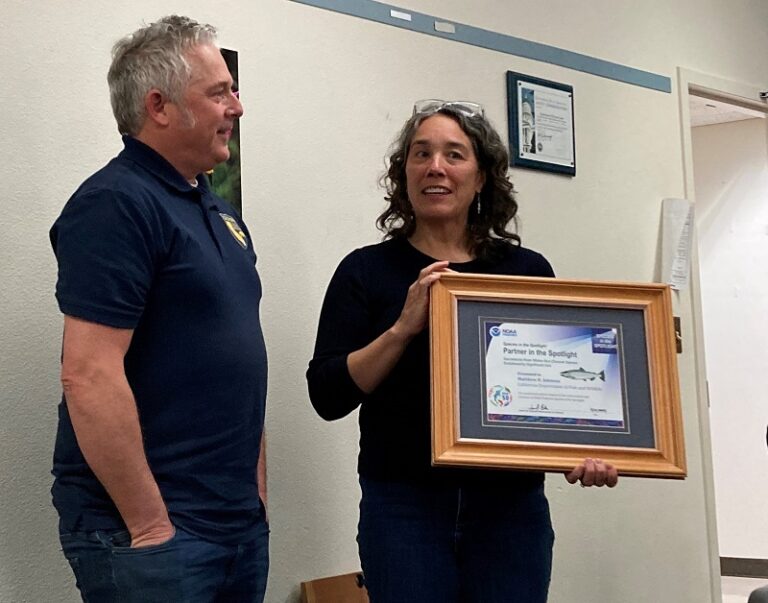 CDFW Biologist Honored Following Historic Salmon Reintroduction Project