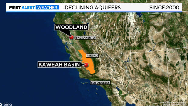 Groundwater levels are starting to decline across portions of California; here’s the areas of highest risk