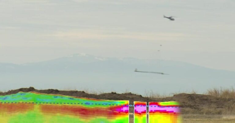 Helicopters map California groundwater basins with electromagnetic technology